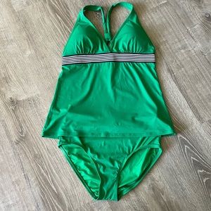 Green Tankini Swimsuit